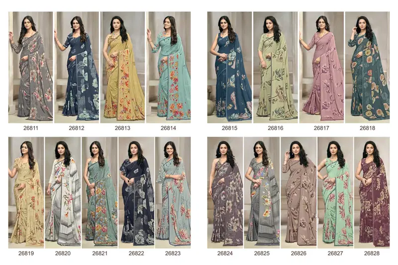 Stanza Vol 15 By Bela Fashion Digital Printed Saree Best Wholesale Shop In Surat