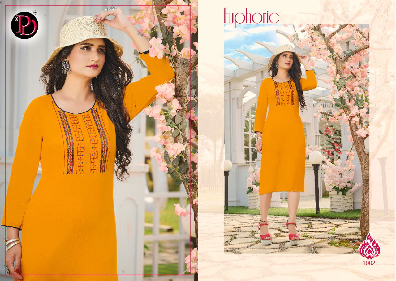 Poorvi Silk Latest Fancy Designer Ethnic Wear Long Printed Rayon Kurti Collection
