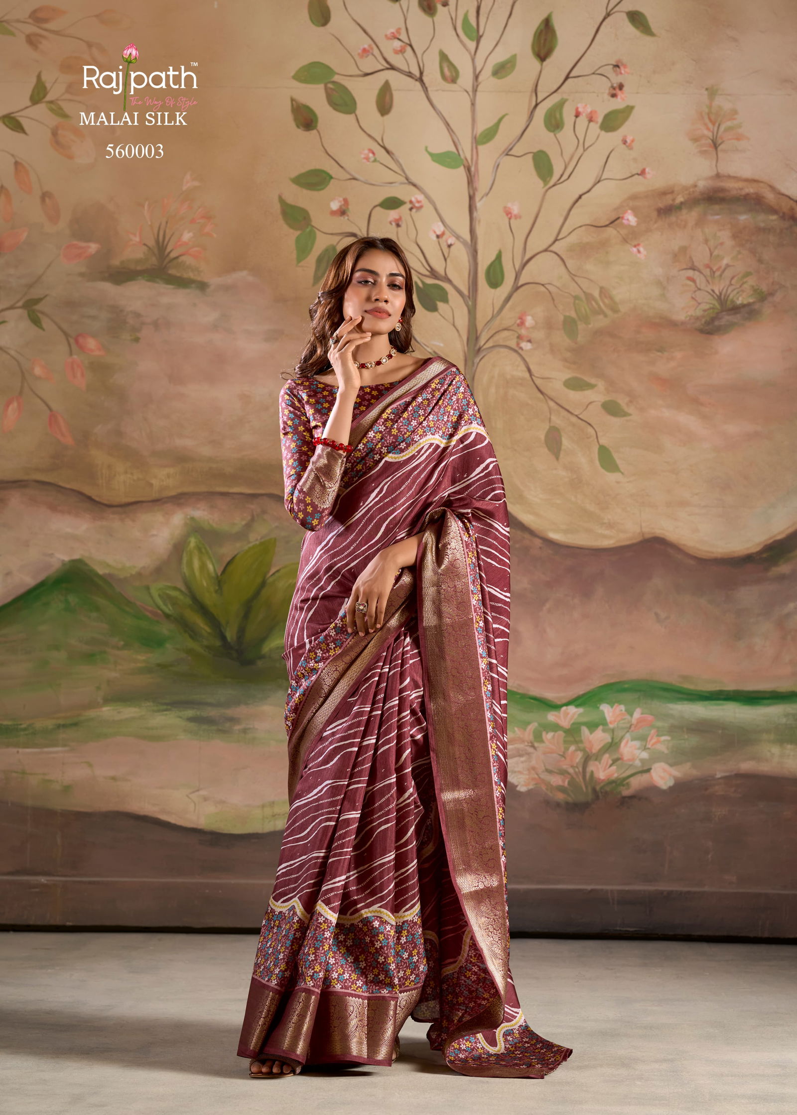 Jamoon Silk By Rajpath Dola Silk Daily Wear Saree Suppliers In India