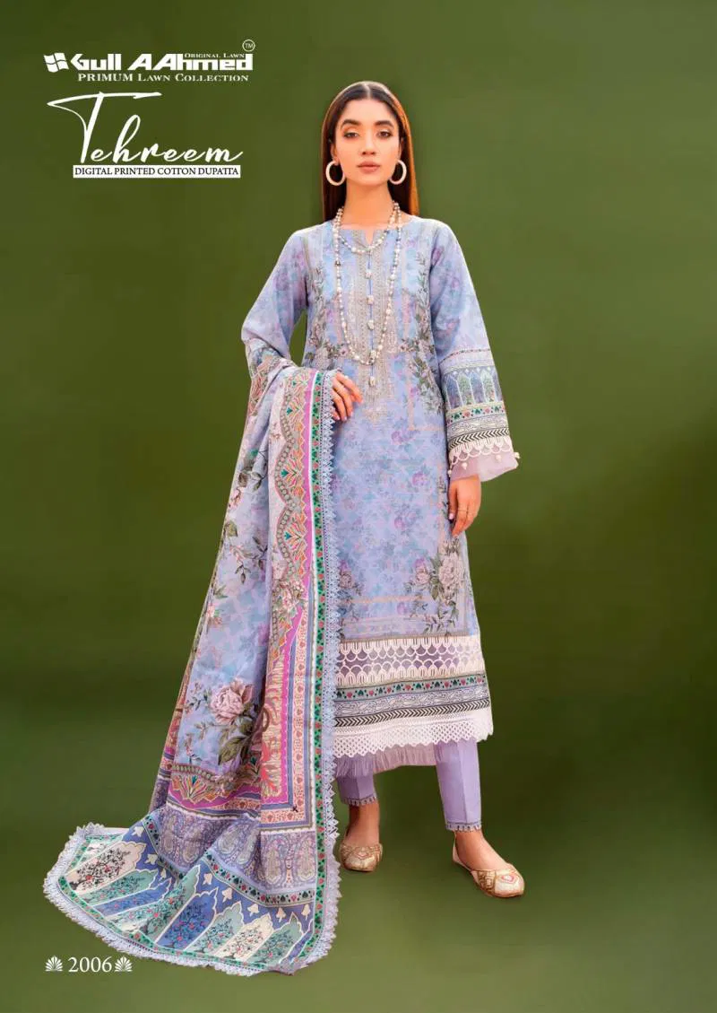 Tehreem Vol 2 By Gull A Ahmed Karachi Cotton Dress Material Orders In India