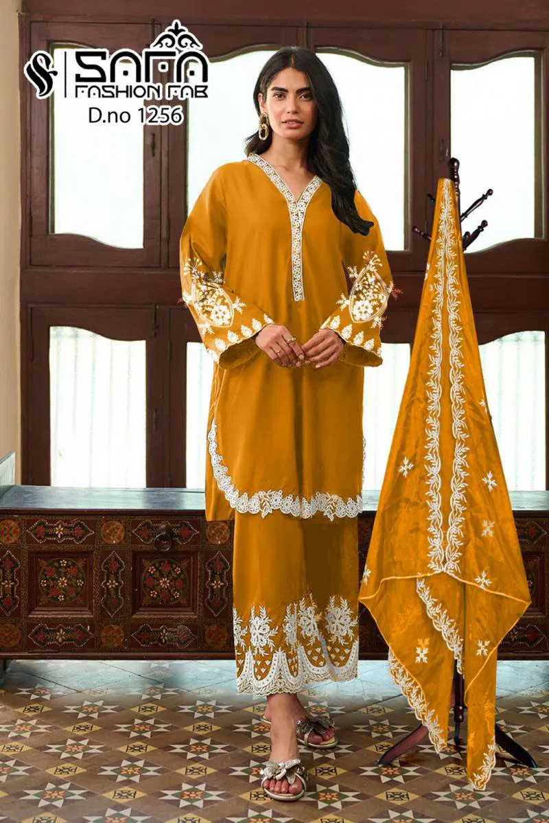 Safa Fashion Fab 1256 Colour Edition Readymade Pakistani Suit Online Wholesale