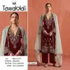 Tf 1320 A To F Velvet Embroidery Work Pakistani Salwar Kameez Suits Online Wholesale