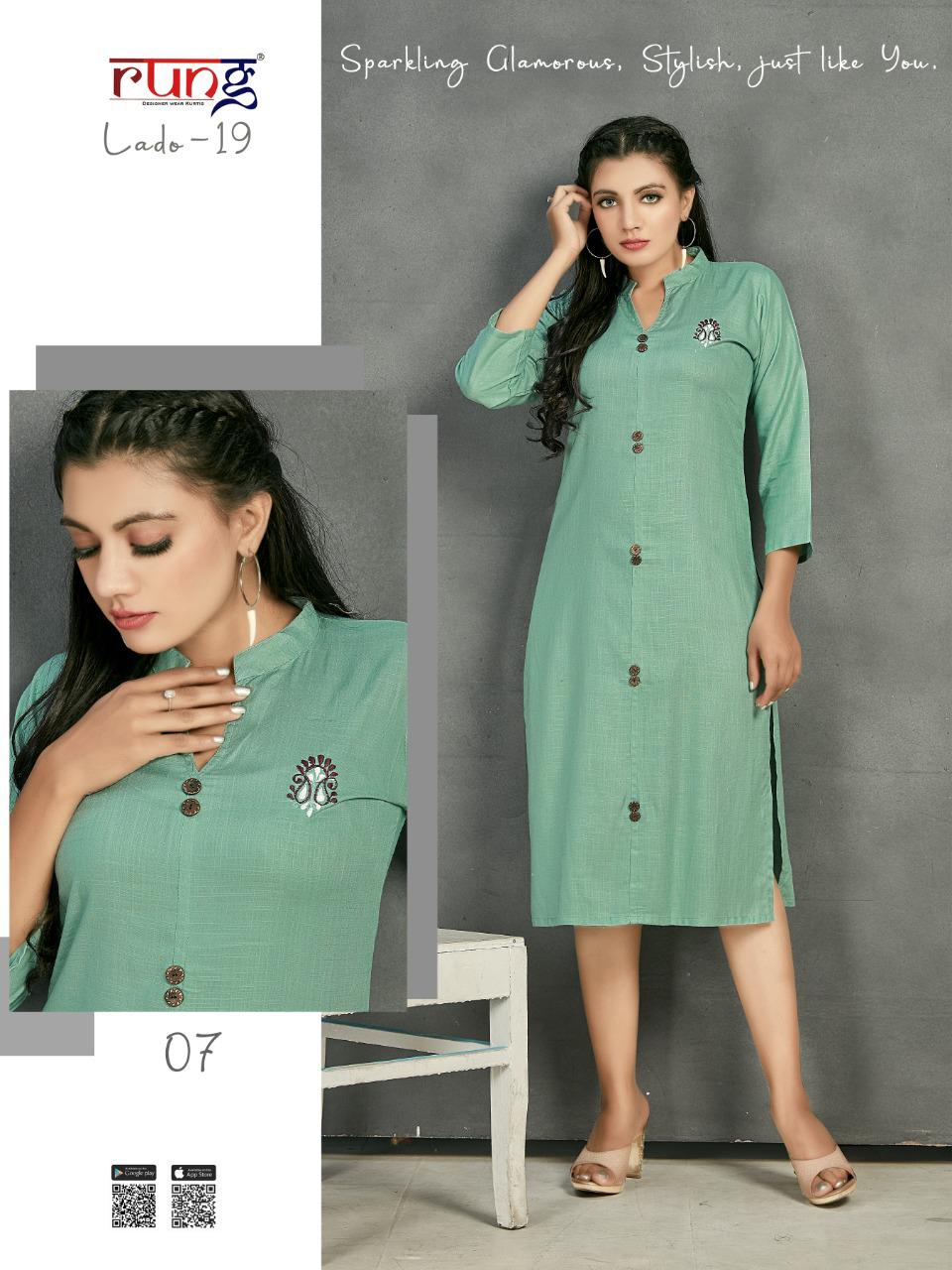 Smylee Lado 19 Heavy Rayon Designer Ethnic Wear Latest Kurtis Collection
