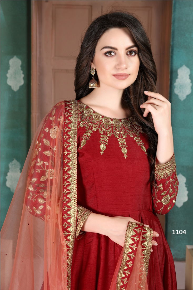 Aanaya 111 Latest Festival Wear Designer Adda Silk With Heavy Border  Net  Dupatta Suit Collection 