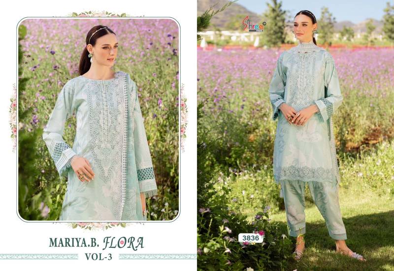 
Mariya B Flora Vol 3 By Shree Cotton Dupatta Pakistani Salwar Suits Wholesale Clothing Distributors In India
