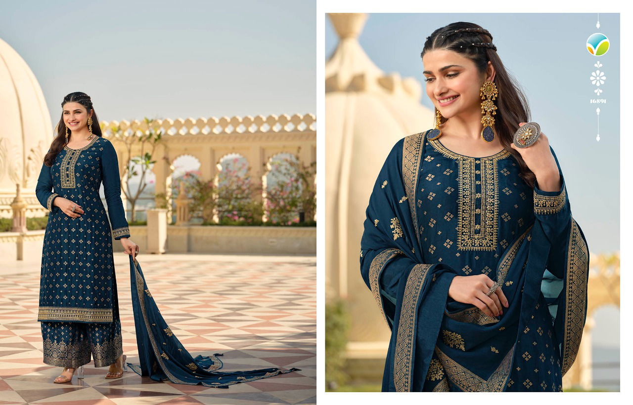 Vinay Kaseesh Glazze Heavy New Exclusive Wear Salwar Jacquard Kameez Collection