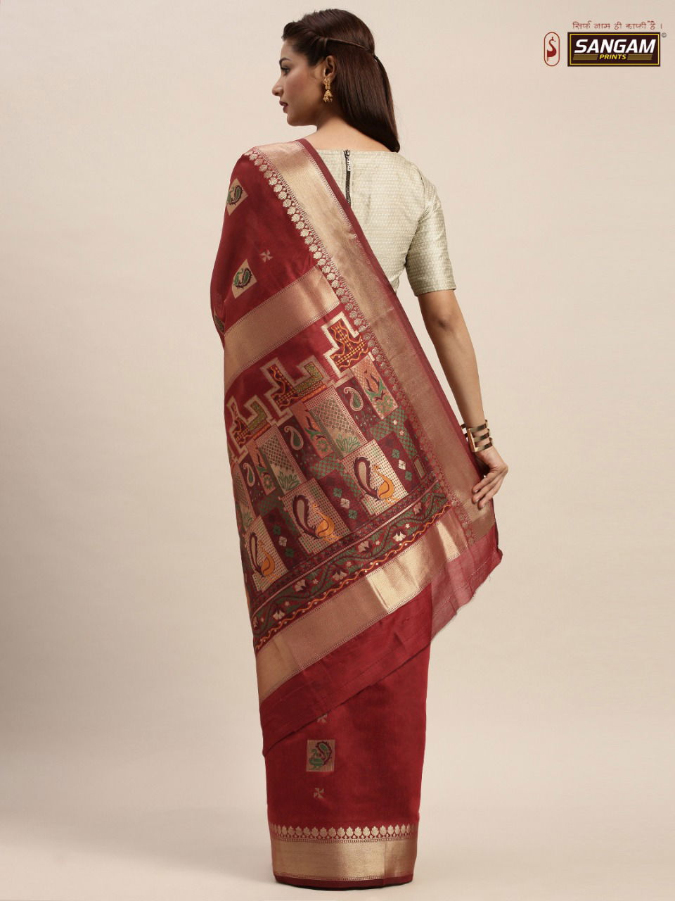 Sangam Baluchari New Collection Of Festival Wear Chanderi Cotton Saree Collection