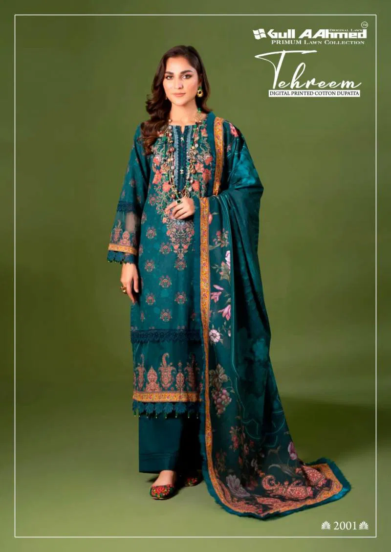 Tehreem Vol 2 By Gull A Ahmed Karachi Cotton Dress Material Orders In India