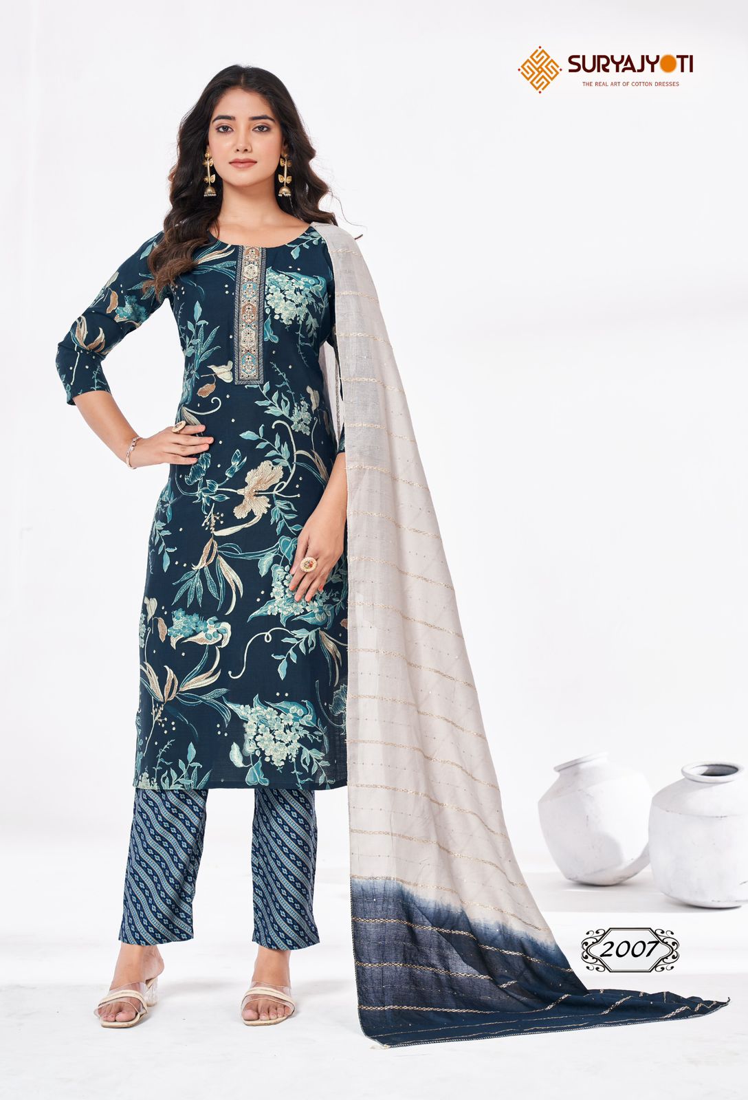 Nykaa Vol 2 By Suryajyoti Modal Printed Kurti With Bottom Dupatta Wholesale Market In Surat

