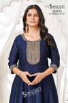 Sofia By Sangeet ichitra Blooming Silk Wholesale Anarkali Kurtis In India