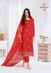 Kashya Vol 1 By Suryajyoti Pure Lawn Embroidered Border Dress Material Wholesale Suppliers In Mumbai