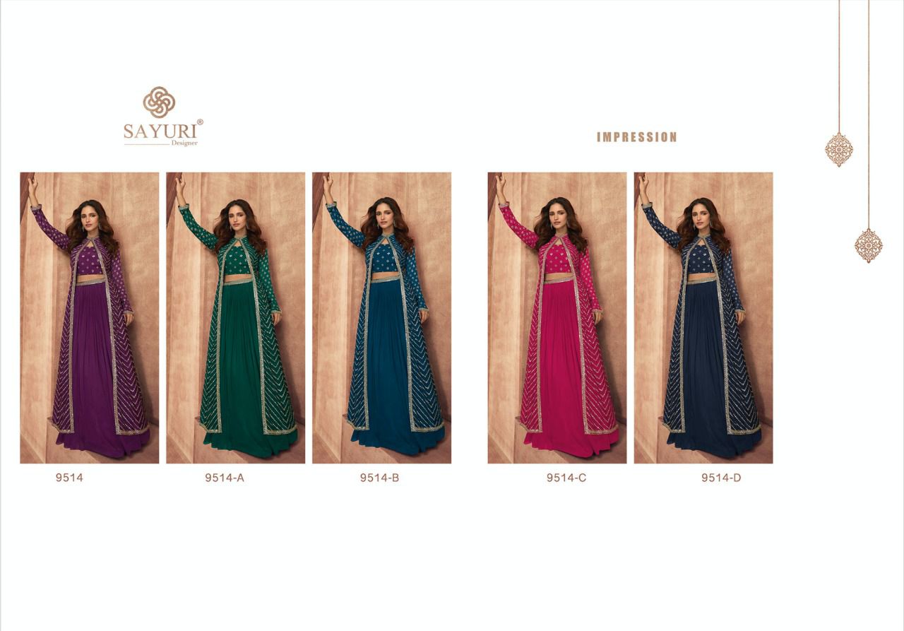 Sayuri Impression Fusion E To I Wedding Salwar Suit Catalog

