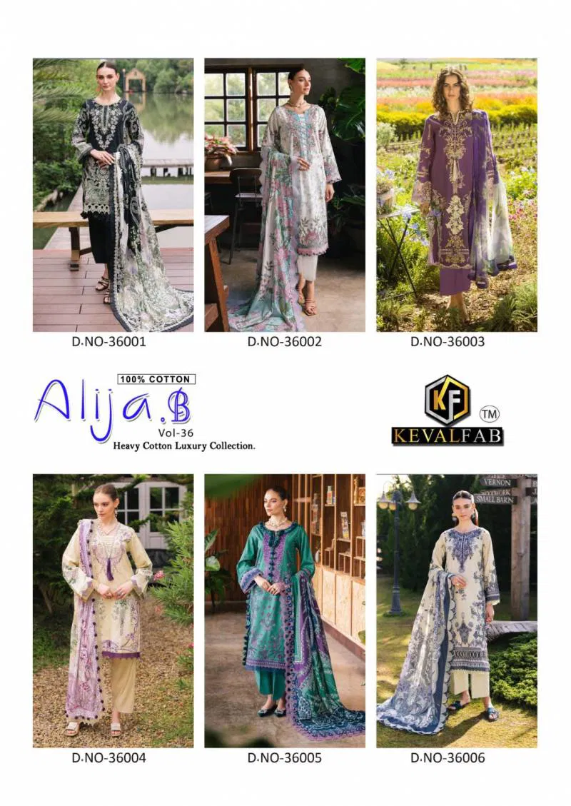 Alija B Vol 36 By Keval Heavy Cotton Luxury Dress Material Wholesale Suppliers In Mumbai