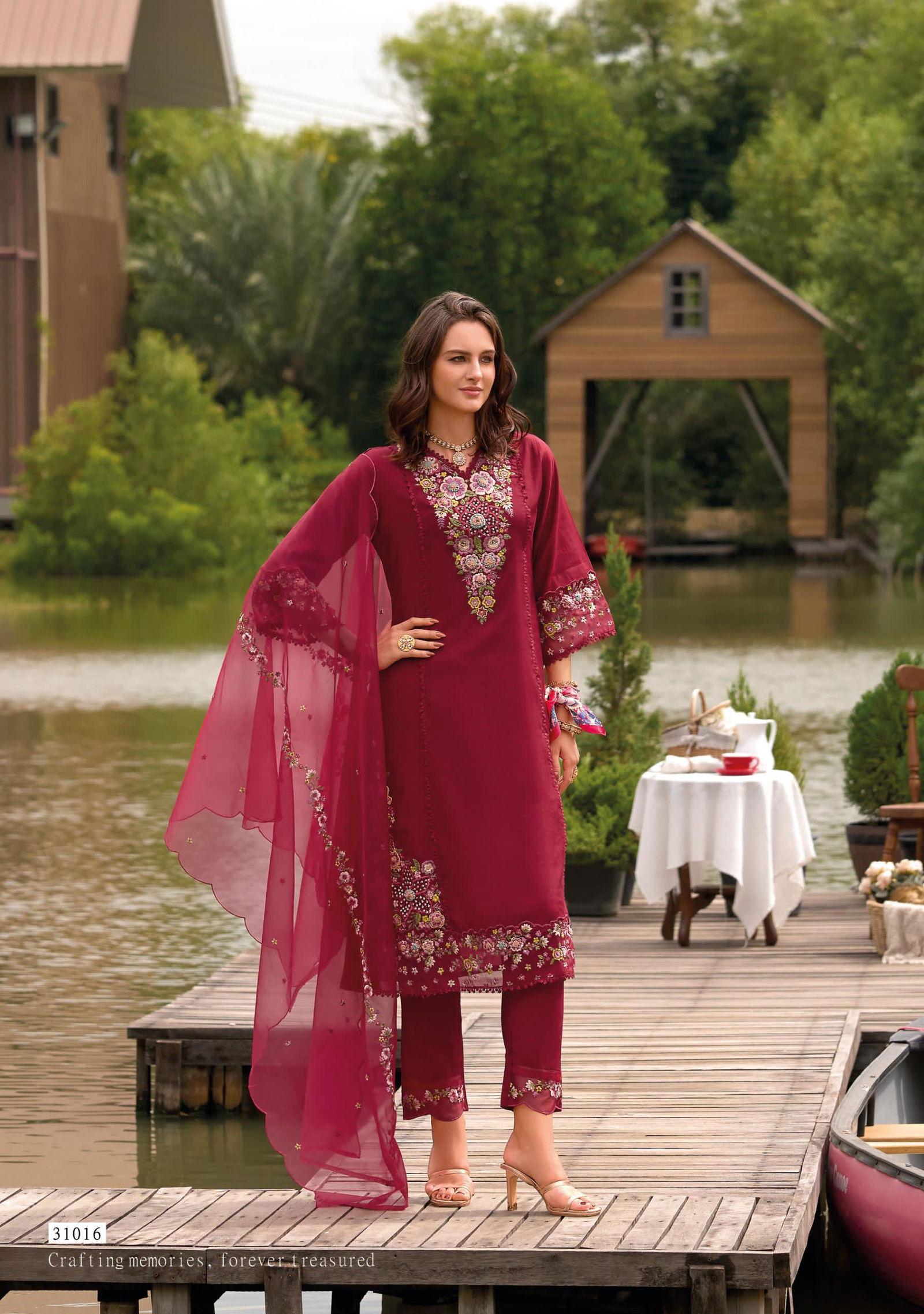 Shiddat Vol 4 By Lady Leela Viscose Embroidery Kurti With Bottom Dupatta Wholesale Price