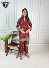 Naisha K 231 Rayon Discharge Printed Cor Ord Set Bulk Orders In India