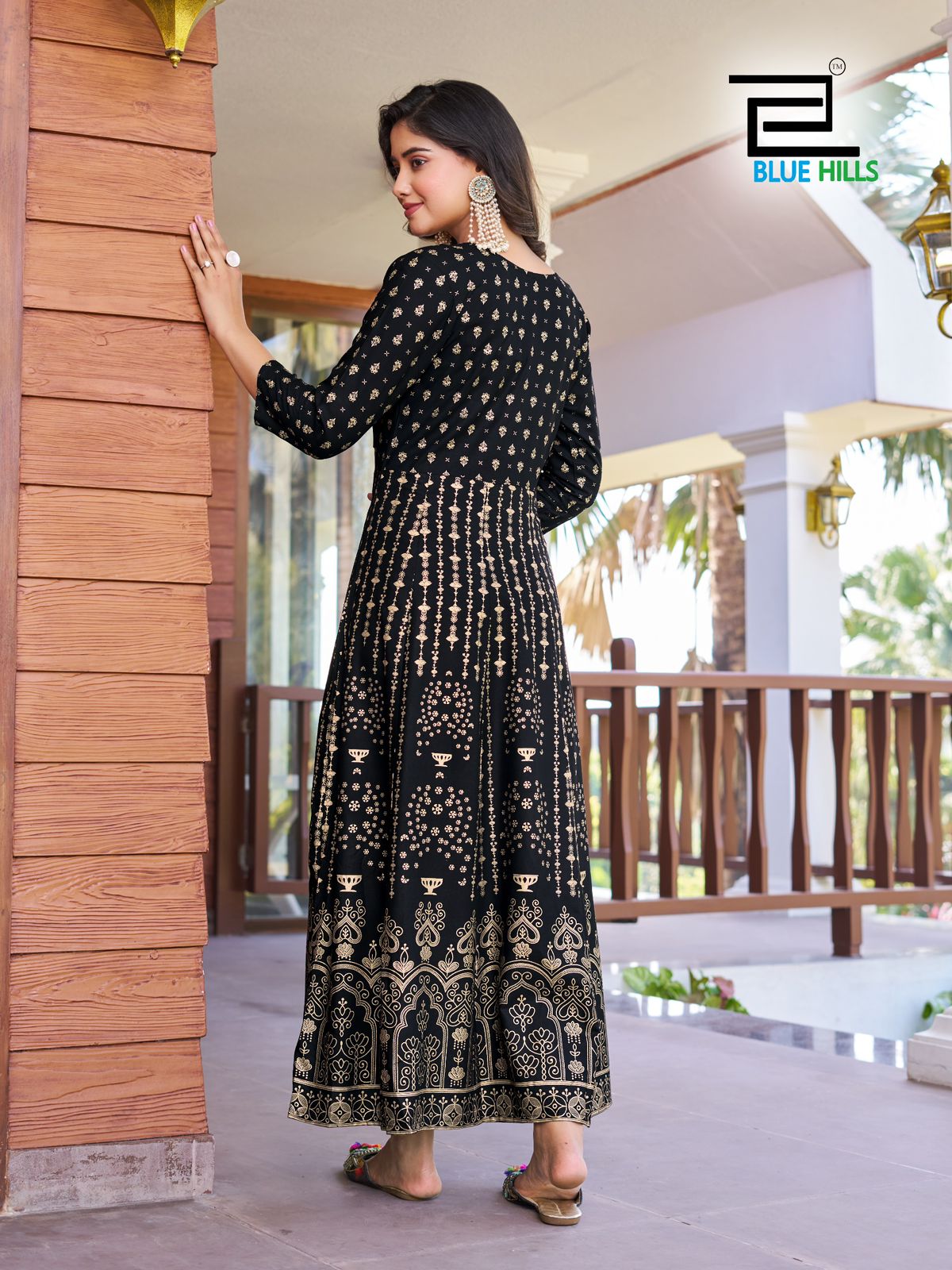 Pushpa 2 By Blue Hills Rayon Anarkali Long Kurti Orders In India