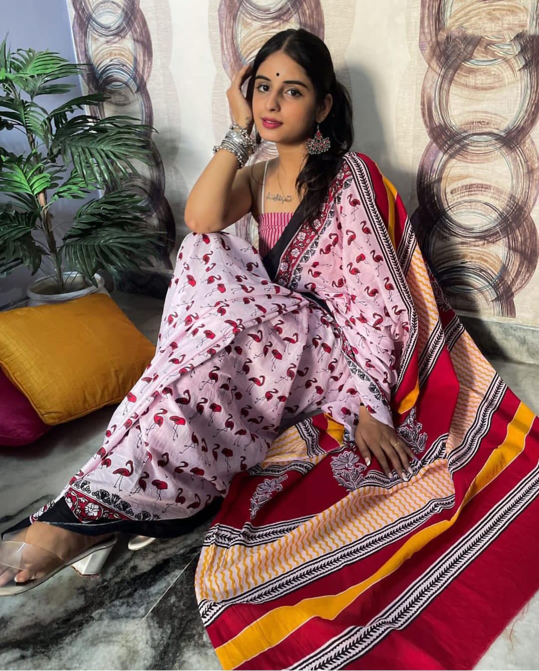 Vk 4106 Mono Cotton Partywear Saree catalog
