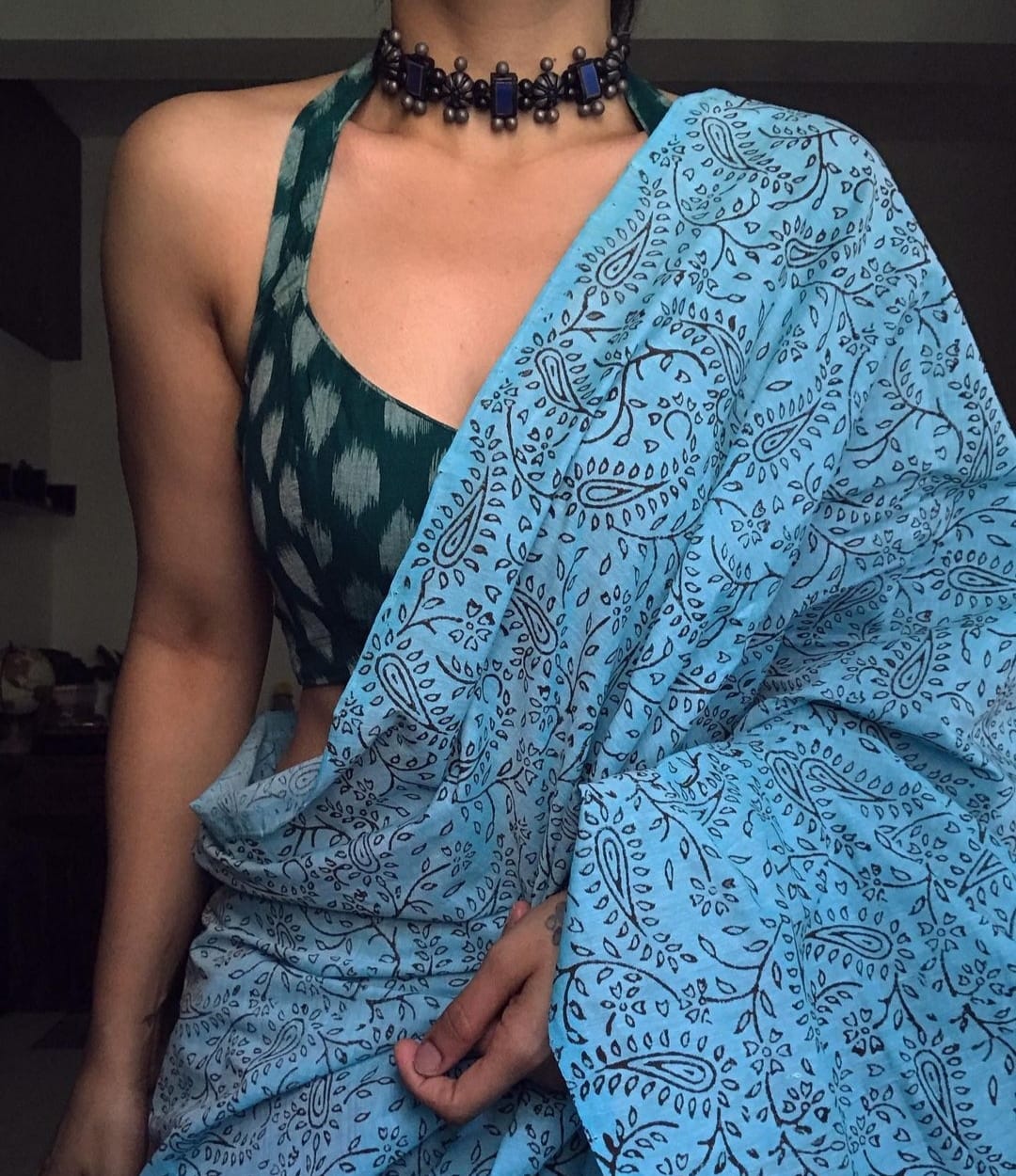 VK 4060 Printed Imported Cotton Daily Wear Sarees