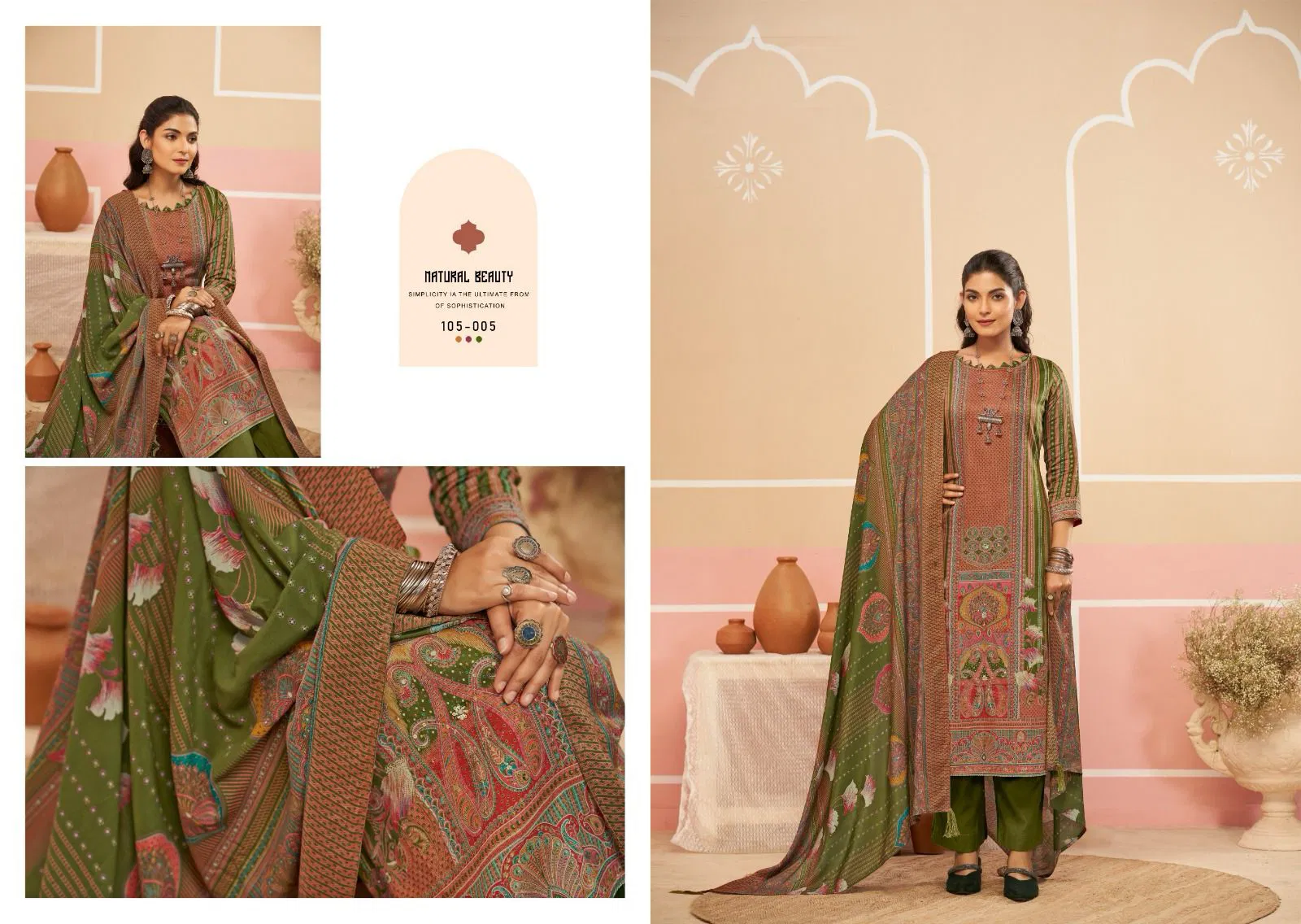 Vantara By Nishant Jam Silk Printed Designer Salwar Kameez Orders In India