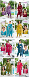 Baby Doll Kids Vol 5 Roman Silk Sequence Work Kurti Set