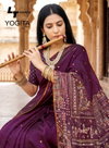 Yogita Vol 2 By Lt Fandy Satin Foil Printed Saree Exporters In India
