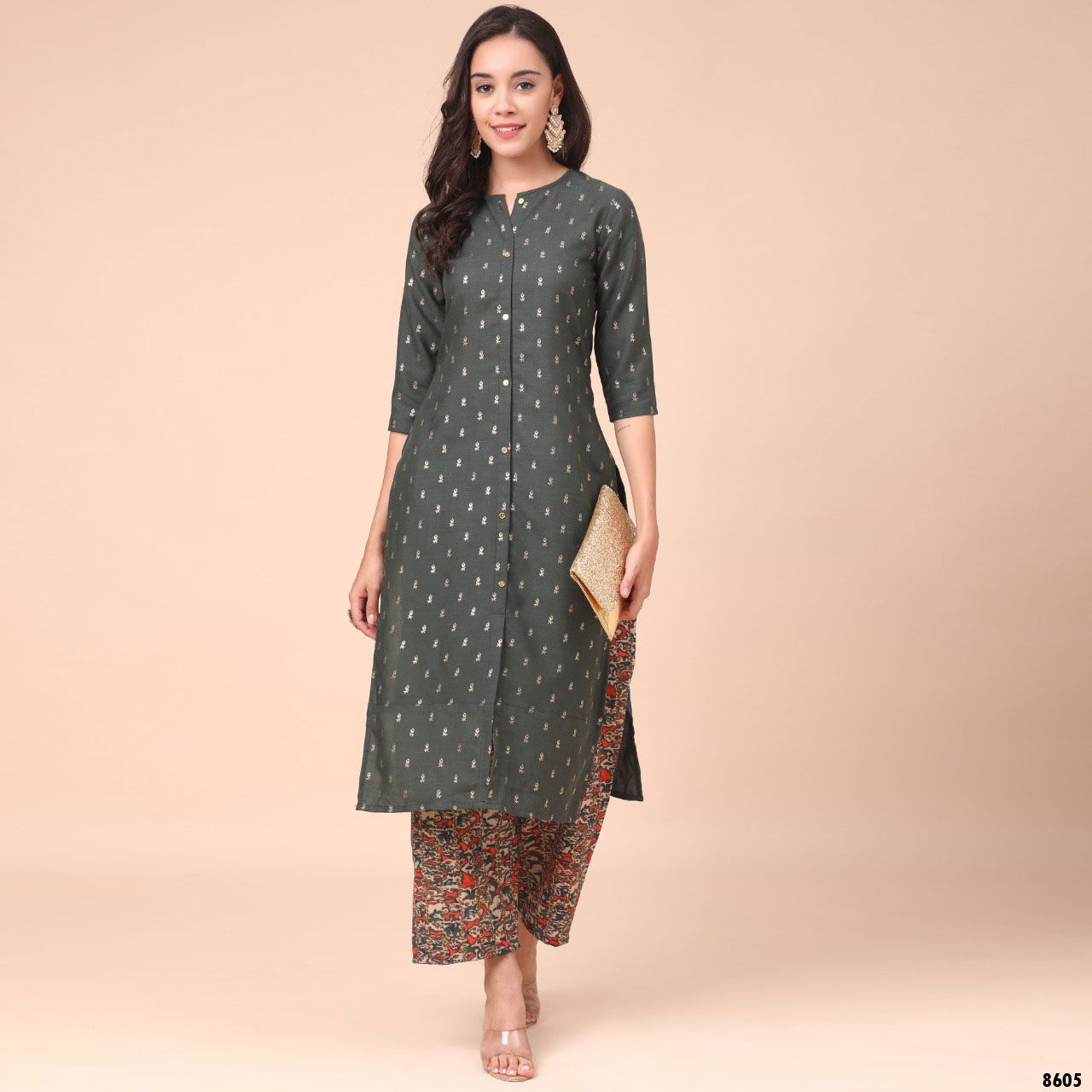 Kainat 15 Daily Wear Cotton Printed Kurti With Palazzo Collection