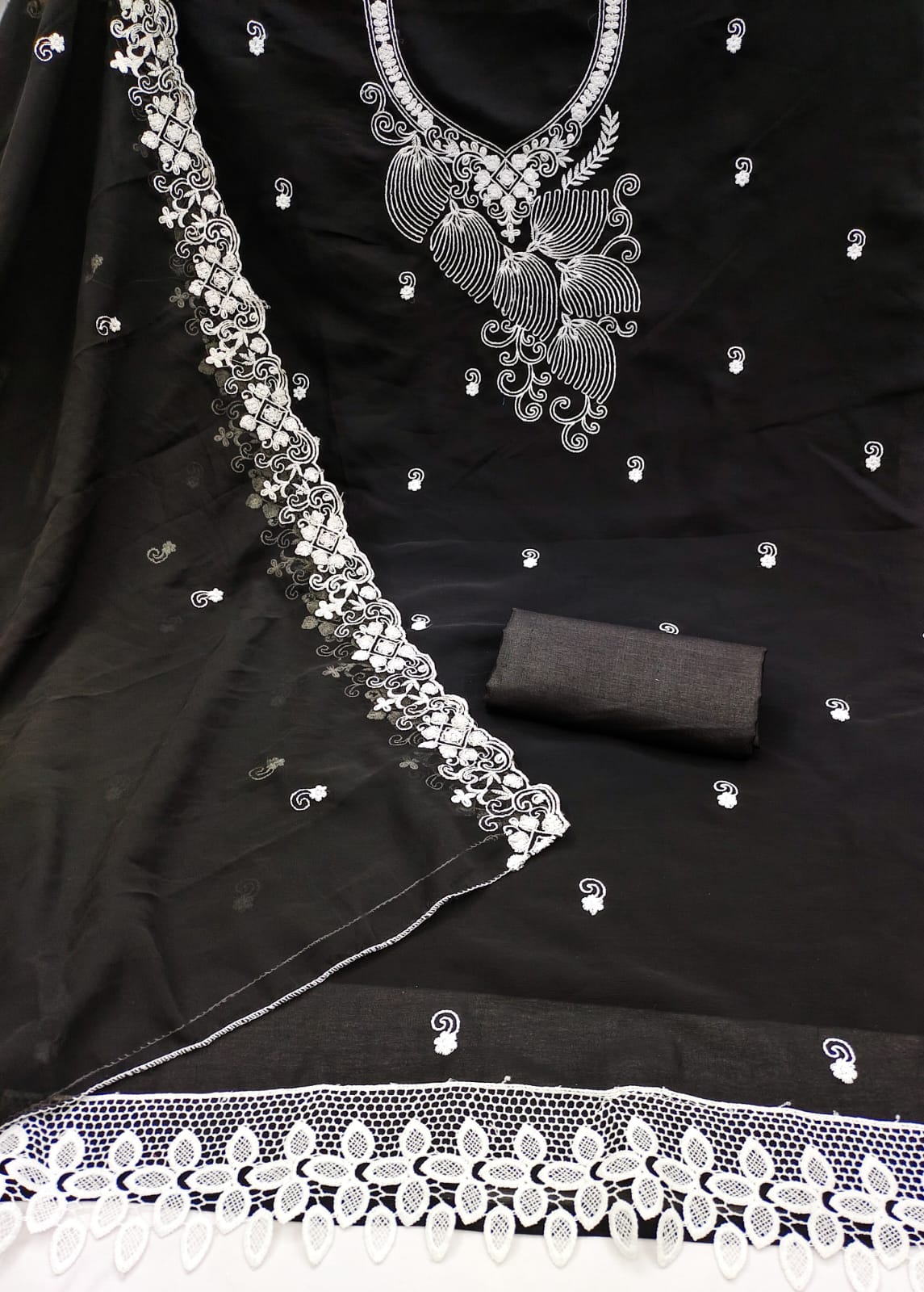 Nitya Nx Designer Georgette Non Catalog Dress Material 