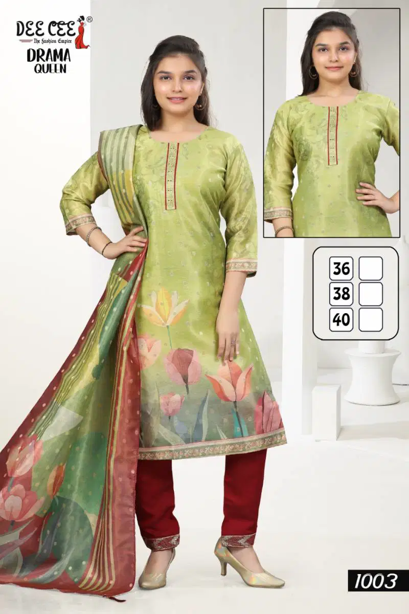 Drama Queen By Deecee Digital Printed Kurti Bottom With Dupatta Suppliers In India