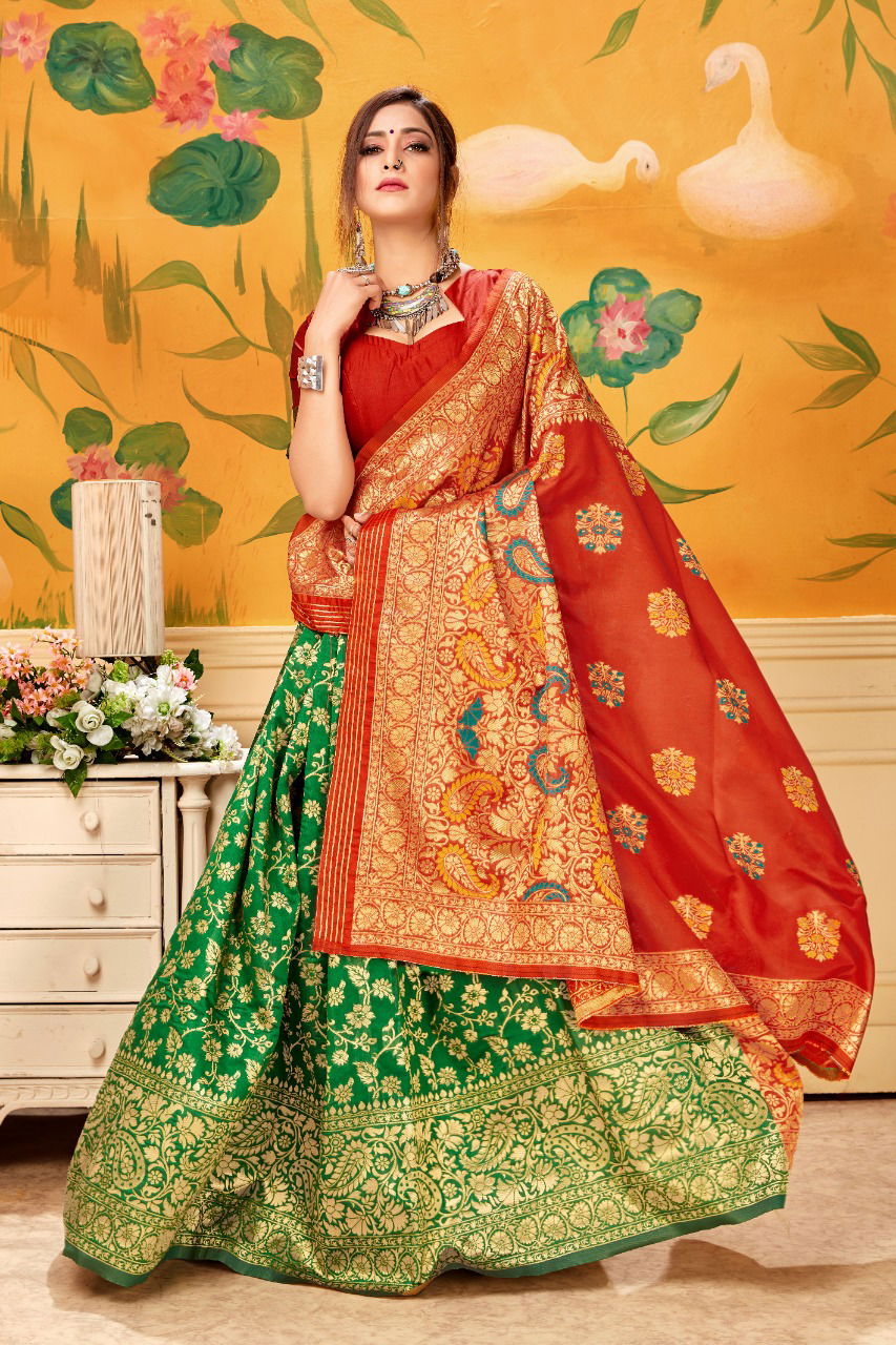 Virasat Silk Latest Heavy Designer Wedding Wear Silk Saree Collection 