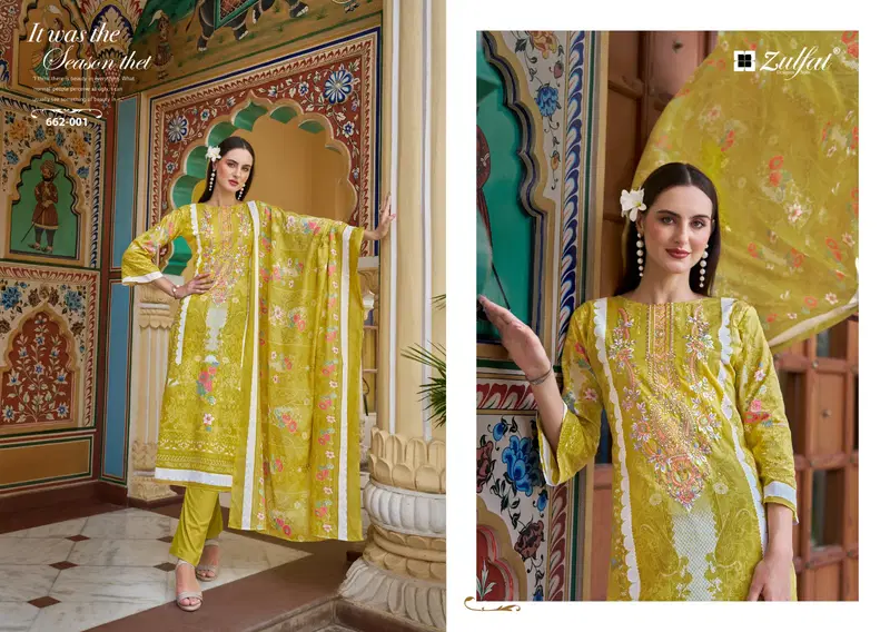 Noor Vol 3 By Zulfat Cotton Printed Designer Dress Material Exporters In India