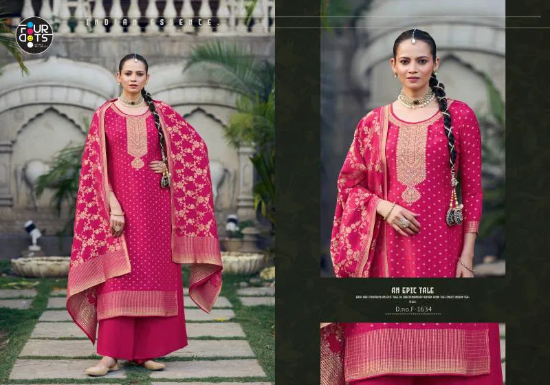 Colbee By Four Dots Viscose Maslin Dress Material Wholesale Online