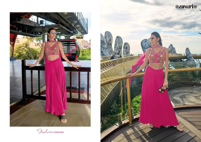 Ailis By Zaveri Western Party Wear Lehenga Choli