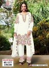 Ramsha R 1377 Nx Cream And Black Georgette Readymade Suits Orders In India