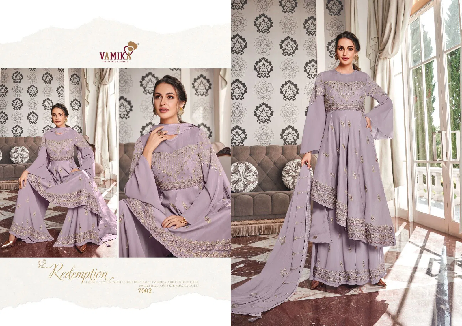 Riyaaz Nx By Vamika Fox Georgette Designer Readymade Suits Exporters In India