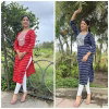 Nsf Fashion Leheriya Rayon Leheriya Printed Fancy Kurtis Wholesale Clothing Distributors In India