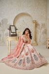 Cream Colour Silk With Designer Lahenga With Blouse Dupatta Wholesale Market In Surat KF 2112