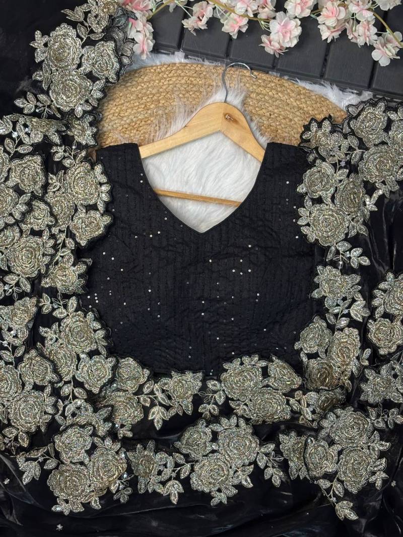 Vt 6031 T Embroidered Jimmy Choo Party Wear Saree Wholesalers In Delhi