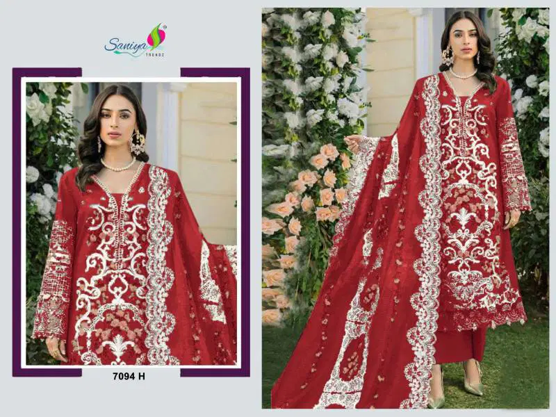 Saniya 7094 F To I Cotton Pakistani Salwar Kameez Wholesale Clothing Suppliers In India