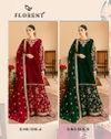 Florent 1018 A and B Velvet Embroidery Online Pakistani Salwar Kameez Wholesale