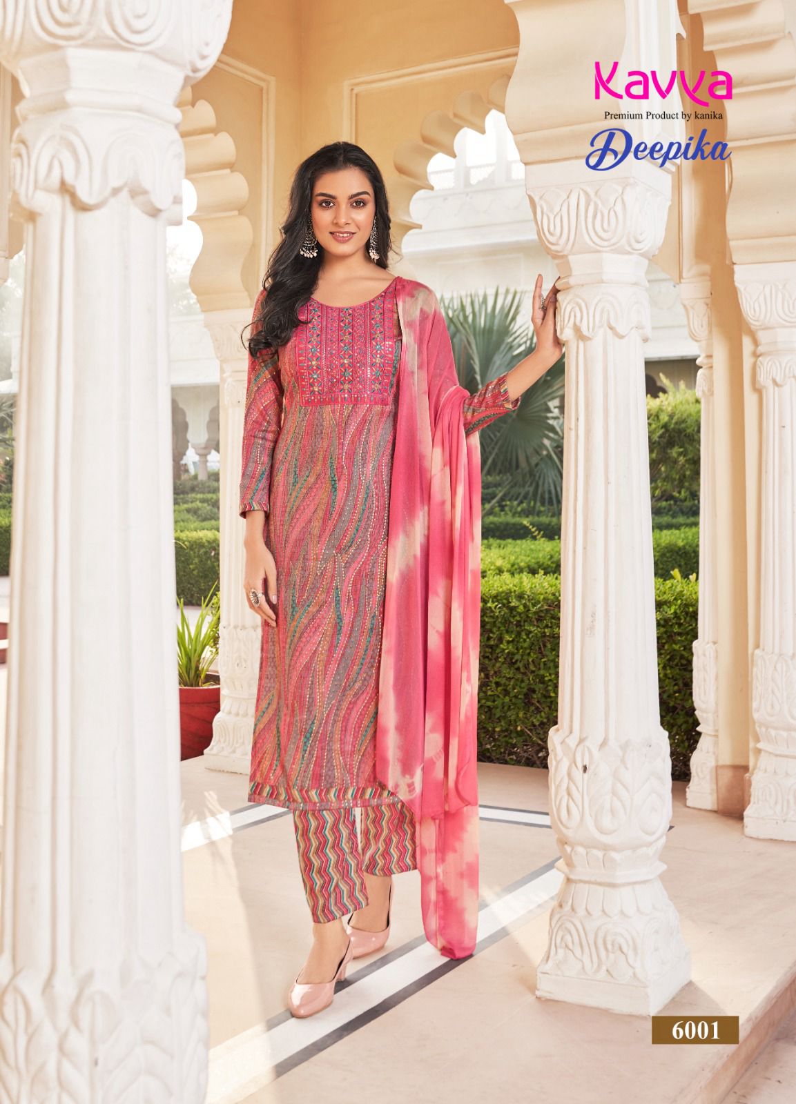 Kavya Deepika Vol 5 straight kurti With Bottom Dupatta Catalog
