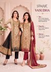 Vasudha By Glossy Simar Twill Organza Jacquard Dress Materials