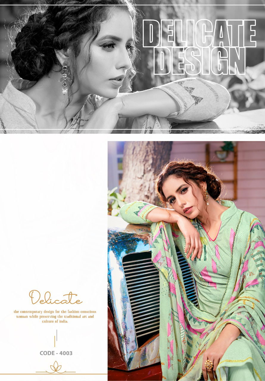 Yashika Rinaz 4 Latest Designer Printed Pure Lawn Cotton Dress Material Collection With Mal Mal Dupatta 