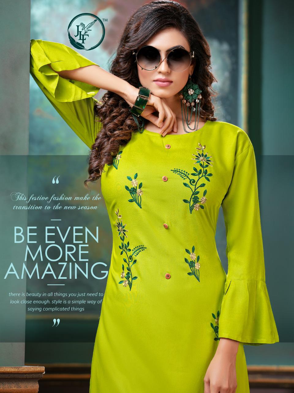 JLF Plazzo House Vol 3 Designer Collection Of Kurti With Plazzo 