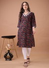 Fr Lace Border 1 Cotton Printed Office Wear Kurti Wholesale Shop In Surat
