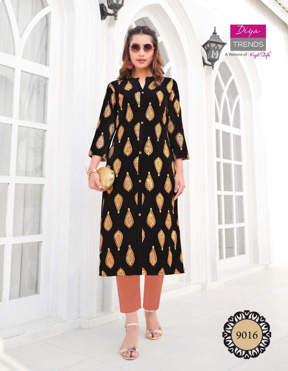 Gardencity 9 Latest Fancy Ethnic Wear Printed Designer Rayon Kurti Collection
