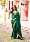 Classic Vol 2 By LT Nc Malai Silk Embroidery Designer Sarees Wholesale Online