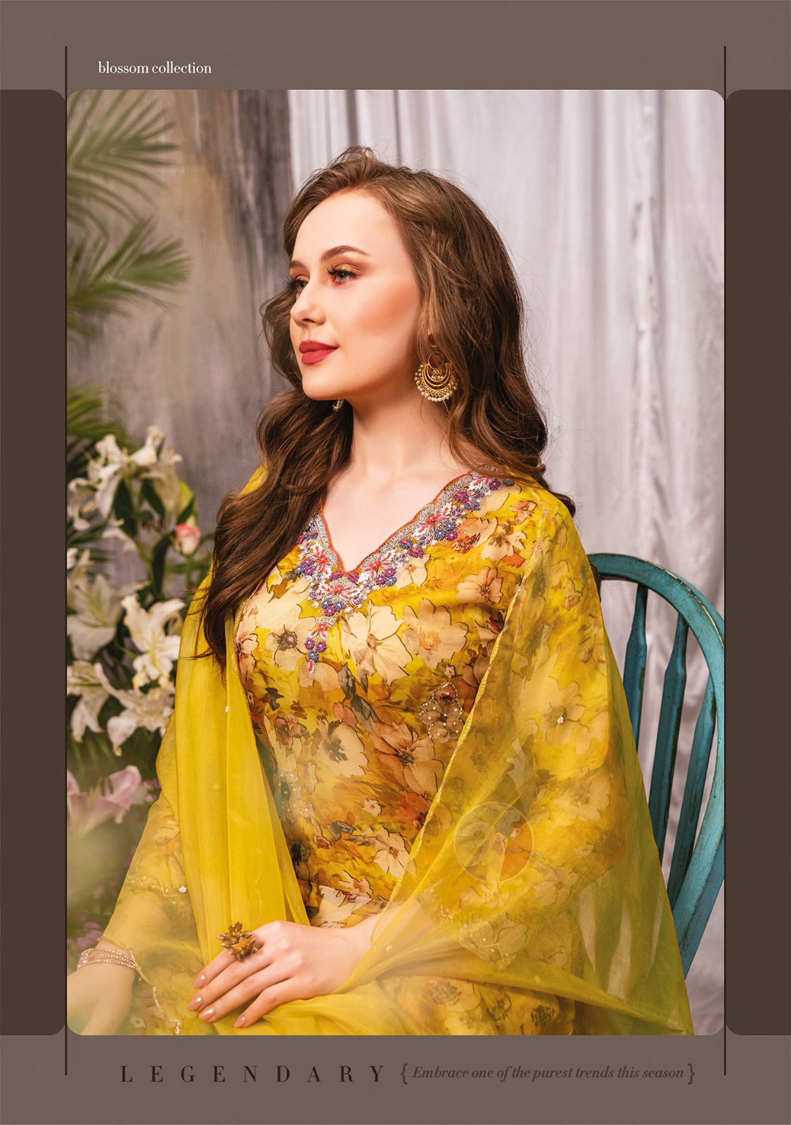 Nazar Vol 5 By Af Organza With Digital Print Kurti Bottom With Dupatta Catalog