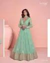 Saheen By Sayuri Viscose Jacquard Embroidered Gown With Dupatta Wholesale Online