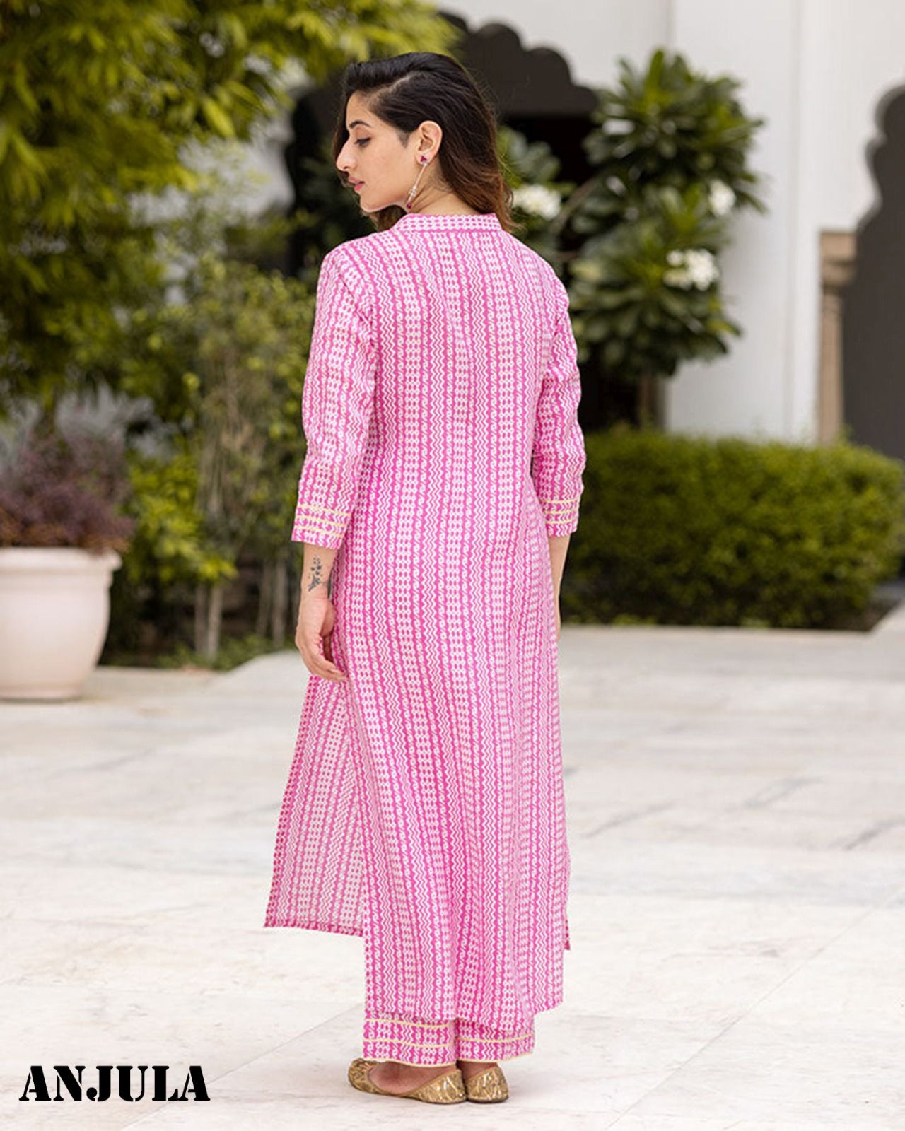 Anjula Vol 4 Pure Muslin Printed Kurti With Bottom Catalog