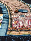 Scvc Gorma A Linen Silk Kalamkari Digital Printed Saree exporters in india
